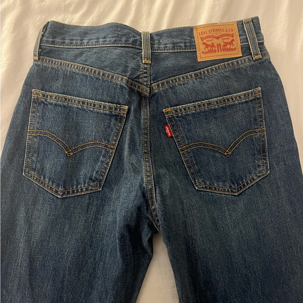 Levi’s Low Pro Straight Jeans Dark Wash